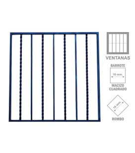 Reja Modelo 2 - barrotes planos y espiral