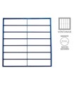 Reja Modelo 9 - barrotes de varilla horizontal