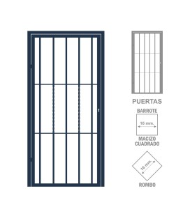 Reja Abatible para Puerta MOD 2.