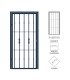Reja Abatible para Puerta MOD. 5