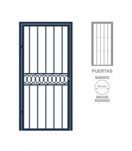 Reja Abatible para Puerta MOD. 7