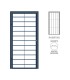Reja Abatible para Puerta MOD. 9