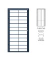 Reja Abatible para Puerta MOD. 9