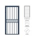Reja Abatible para Puerta MOD. 4