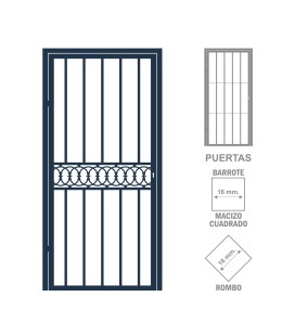 Reja Abatible para Puerta MOD. 4